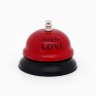 Звонок настольный Ring for a love, красный