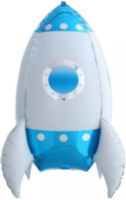 Фигура 3D Ракета, Синий