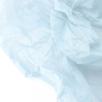 Бумага упаковочная тишью, Нежно-голубая водостойкая