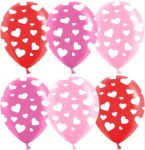 DB Шары Сердечки, Ассорти, пастель