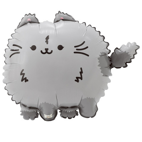 Фигура ПушМяу Кошка серая