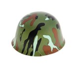 Карнавальная пластиковая каска «Камуфляж»
