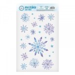 Наклейки на стекло Снежный день, многоразовые