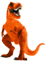 CTI Мини-фигура, Динозавр Ти-Рекс, Оранжевый