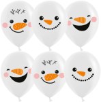DB Шары Снеговики, Белый, пастель