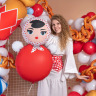 Фигура Неваляшка, Сатин