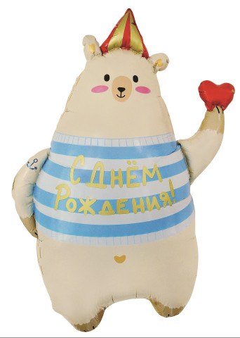 Фигура, Мишка с сердечком, С днем рождения