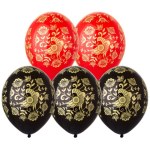 BB Шары Русский стиль Птица, шелкография, пастель