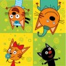 Сервировочные салфетки, Три Кота, Играем вместе