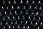 Новогодняя светодиодная гирлянда штора-сетка холодный белый