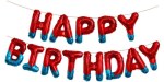 Набор шаров-букв "Happy Birthday", Героическая тема