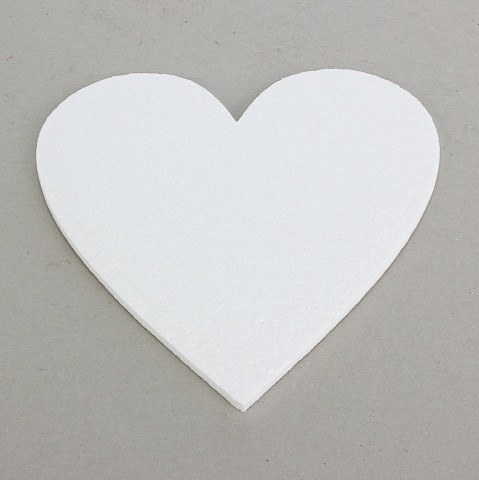 Пластиковое сердце для фотозоны, Белый