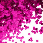 Конфетти Круги, Фуксия, Металлик