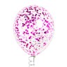 Конфетти Круги, Фуксия, Металлик