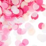 Конфетти Круги, Розовый микс, бумага тишью