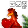Магнит новогодний на холодильник «Лошадь с сердем»