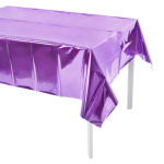 Скатерть, Сиреневый, Металлик