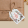 Открытка-шильдик на подарок «Новогодняя ботаника», акварельный картон
