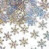 Конфетти Снежинки, Серебро, Голография Конфетти Снежинки, Серебро, Голография