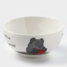 Салатник Quinsberry «Винни Пух», d=14.5 см, фарфор, белый