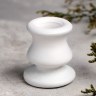Подсвечник на 1 свечу «Классик», белый
