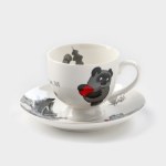 Кофейная пара Quinsberry «Винни Пух», чашка 220 мл, фарфор, белая Кофейная пара Quinsberry «Винни Пух», чашка 220 мл, фарфор, белая