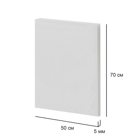 Пенополистирол белый (основа для творчества), толщина 5мм.