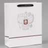 Пакет подарочный «Россия», белый