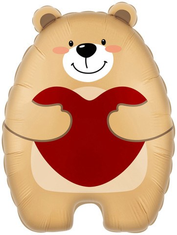 Фигура, Мишка с сердцем Сатин