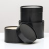 Коробка цилиндр Матовый черный
