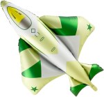 Фигура, Военный самолет, Камуфляж, Сатин