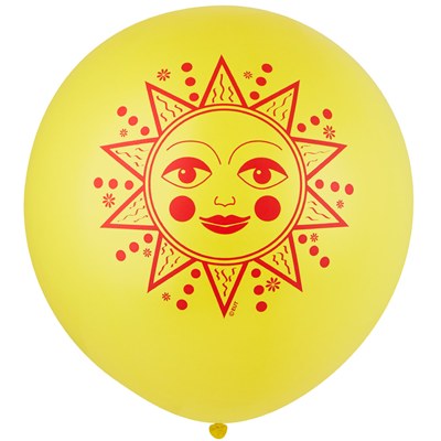 Шар Солнце желтый, пастель