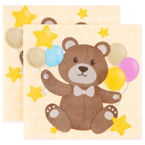 Сервировочные салфетки, Любимый мишка