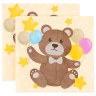 Сервировочные салфетки, Любимый мишка
