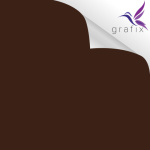 Пленка для режущего плоттера, Коричневый матовый Grafix Color,  CV1007M