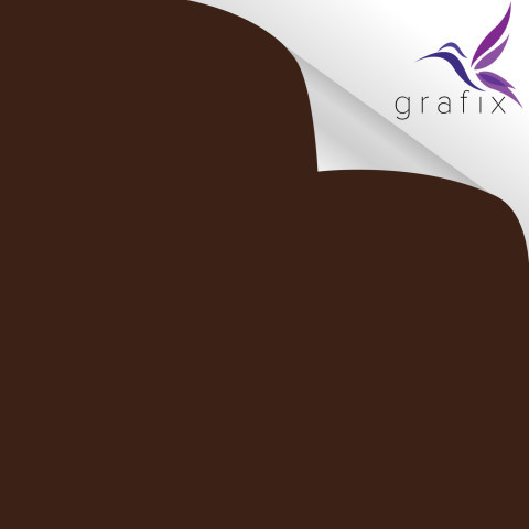 Пленка для режущего плоттера, Коричневый матовый Grafix Color,  CV1007M