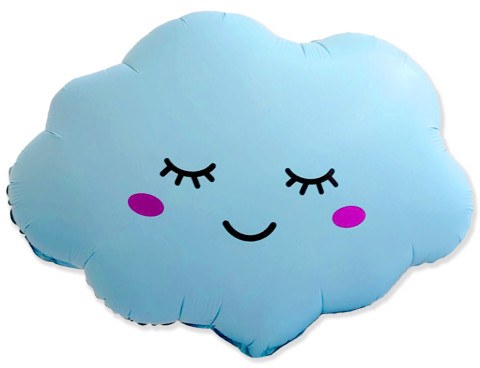 FM Фигура, Облако, Голубой, Матовый