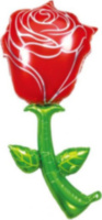 Фигура Цветок, Роза, Красный