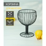 Фруктовница Доляна «Эстетика», чёрная