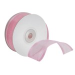 Лента Органза Нежно-розовый