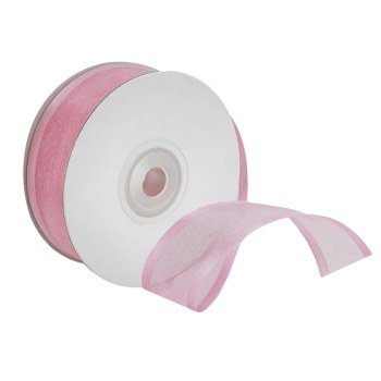 Лента Органза Нежно-розовый