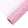 Фатин в рулоне Звездное сияние, Розовый, Металлик