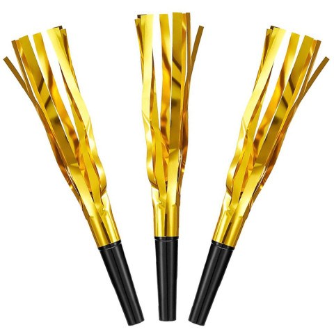 Карнавальные гудки, Шумчики, Золото, Металлик