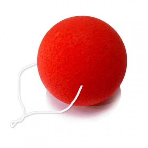 Нос клоуна на резинке, Красный