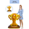 Фигура 3D Кубок золотой, на подставке