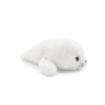 Мягкая игрушка нерпа Mimis, белая, 35 см, с вышивкой, Байкальские сувениры