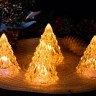 Светодиодная новогодняя свеча "Елочка" теплый свет