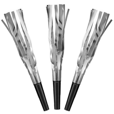 Карнавальные гудки, Шумчики, Серебро, Металлик