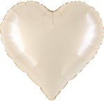 G Сердце, Кремовый, Сатин