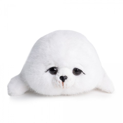 Мягкая игрушка нерпа Байкал, с ресницами, Байкальские сувениры